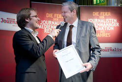 Schweizer Journalist - Journalisten, Medienmanager und Redaktion des Jahres 2011