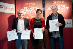 Schweizer Journalist - Journalisten, Medienmanager und Redaktion des Jahres 2011