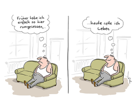 „Karikaturenpreis der deutschen Zeitungen“ für Lockdown-Karikatur