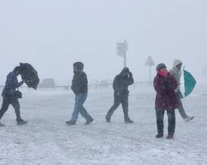 Schnee im Oberharz